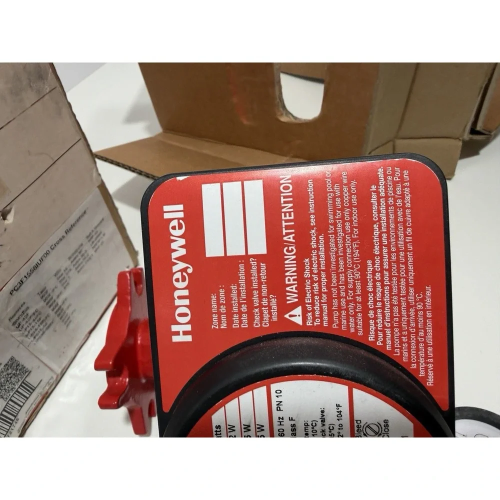 Honeywell PC3F1558IUF00 AquaPUMP Hydronic Circulating Pump, 3 Speed‎